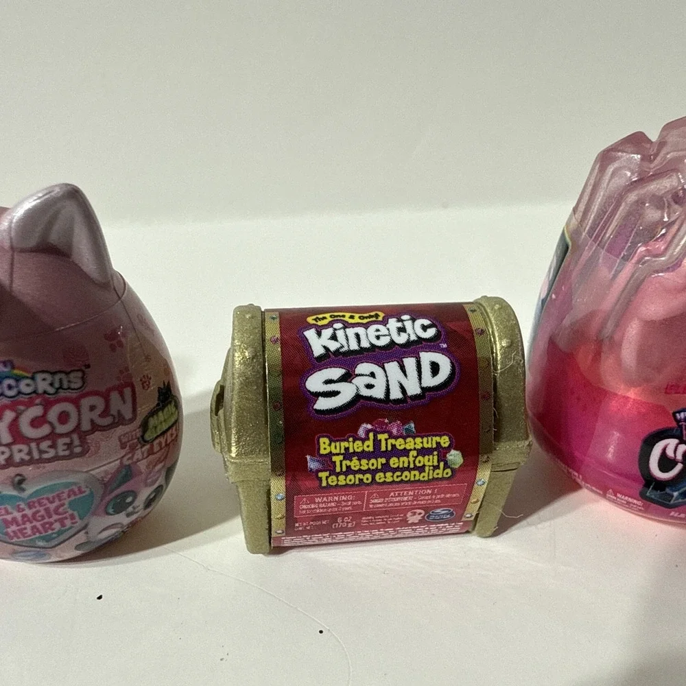 5 Mini Brands LOT Pets Alive Blume Kitty Corn Kinetic Sand Pixies Crystal Flyers